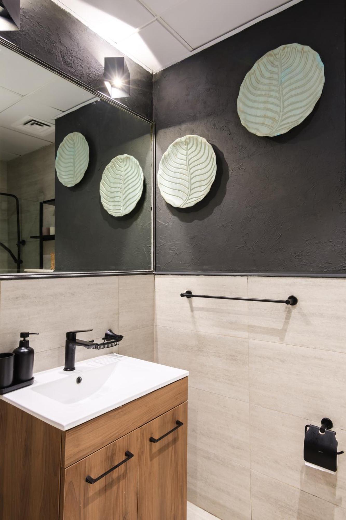 Industrial Chic Retreat Daire Al Qurayyah Dış mekan fotoğraf